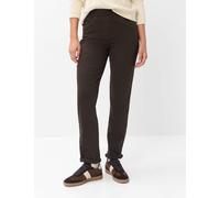 Raphaela by Brax Damen Five-Pocket-Hose Style CARINA DARK CHOCOLATE, denim dunkelbraun, Gr. 50K
