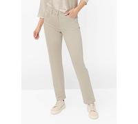 5-Pocket-Hose RAPHAELA BY BRAX "Style CORRY", Damen, Gr. 44, Normalgrößen, sand, Web, 86% Baumwolle, 10% Elastomultiester, 4% Elasthan, Hosen 5-Pocket-Hose (35012214-44) sand