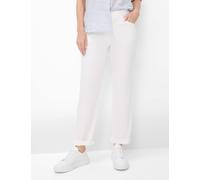Raphaela by Brax Damen Five-Pocket-Hose Style CORRY WHITE, denim weiß, Gr. 48K