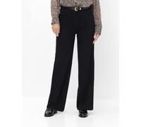Raphaela by Brax Damen Five-Pocket-Hose Style LAURA FLARED BLACK, denim schwarz, Gr. 38K