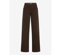 Raphaela by Brax Damen Five-Pocket-Hose Style LAURA FLARED DARK CHOCOLATE, denim dunkelbraun, Gr. 46