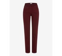 Bequeme Jeans RAPHAELA BY BRAX "Style PAMINA", Damen, Gr. 52, Normalgrößen, weinrot, Denim/Jeans, 93% Baumwolle, 5% Elastomultiester, 2% Elasthan, slim fit, Jeans (75027748-52) weinrot