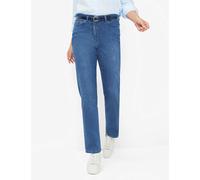 5-Pocket-Jeans RAPHAELA BY BRAX "Style PATTI STRAIGHT" Gr. 48K (24), Kurzgrößen, grau (stein) Damen Jeans (99535840-24) stein