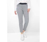 Caprihose RAPHAELA BY BRAX "Style PAMINA 6/8", Damen, Gr. 48, Normalgrößen, navy, Web, 97% Baumwolle, 3% Elasthan, Hosen Caprihose (53678737-48) navy