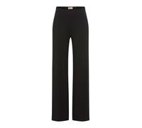 Raphaela by Brax Damen Marlenehose Lillyth Flared Fine Jersey Schwarz Größe 42K