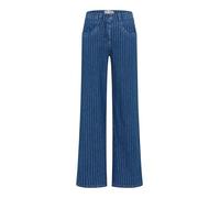 Raphaela by Brax Damen Palazzohose Style LAURA FLARED STONED, denim blau, Gr. 46