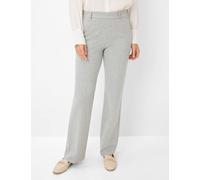 Raphaela by Brax Damen Marlenehose Style LILLYTH FLARED SILVERGREY, hellgrau, Gr. 44K