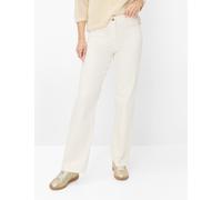 Raphaela by Brax Damen Marlenehose Style PEGGY FLARED ECRU, denim offwhite, Gr. 44K