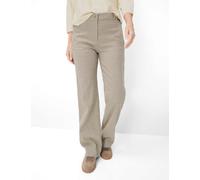 Raphaela by Brax Damen Marlenehose Style PEGGY FLARED SAND, Beige, Gr. 52