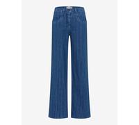 Raphaela by Brax Damen Palazzohose Style LAURA FLARED STONED, denim blau, Gr. 50