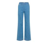 Raphaela by Brax Damen Marlenehose Style PAM FLARED BLEACHED, denim hellblau, Gr. 48