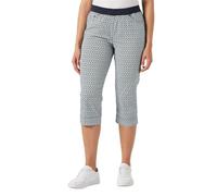 Raphaela by Brax Damen Pamina Colored Dot Print Mode Capri, Marineblau, 27W x 30L