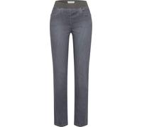 RAPHAELA by BRAX Jeans PAMINA, bequem mit elastischem Bund, Damen Grau Gr. 48