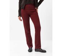 Chinohose RAPHAELA BY BRAX "Style LAVINA STRAIGHT", Damen, Gr. 36, Normalgrößen, rot (weinrot), Web, 55% Lyocell, 34% Baumwolle, 9% Elastomultiester, 2% Elasthan, Hosen Chinohose (86056559-36) weinrot
