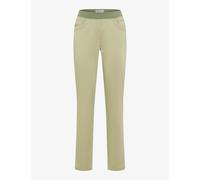 Chinohose RAPHAELA BY BRAX "Style PAMINA FUN", Damen, Gr. 52, Normalgrößen, grün, Web, 86% Baumwolle, 10% Elastomultiester, 4% Elasthan, slim fit, Hosen Chinohose (32947829-52) grün