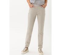 Raphaela By Brax Slim Fit Hose mit elastischem Bund Modell 'Pamina Fun' in Sand, Größe 36