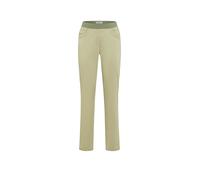 Chinohose RAPHAELA BY BRAX "Style PAMINA FUN", Damen, Gr. 40K (20), Kurzgrößen, grün, Web, 86% Baumwolle, 10% Elastomultiester, 4% Elasthan, slim fit, Hosen Chinohose (84942757-20) grün