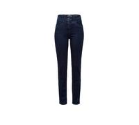 Raphaela By Brax Straight Leg Jeans mit Ziernähten Modell 'Laura' in Dunkelblau, Größe 40K