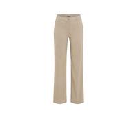 Culotte RAPHAELA BY BRAX "Style PEGGY FLARED", Damen, Gr. 44K (22), Kurzgrößen, sand, Web, 44% Leinen, 38% Polyester, 16% Viskose, 2% Elasthan, Hosen Culotte (61444129-22) sand