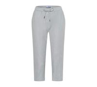 Raphaela by Brax Philippa Capri Schlupf, Smokebündchen, Linen Stretch, Slim, Light Grey,40W / 32L (DE-Größe : 50)