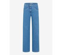 Raphaela by Brax Damen Five-Pocket-Hose Style LAURA FLARED BLEACHED, USING&BUFFIES, denim hellblau, Gr. 44K