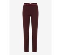 Boyfriend-Hose RAPHAELA BY BRAX "Style DamenpulloverTH", Damen, Gr. 44K22, Kurzgrößen, weinrot, 63% Viskose, 33% Polyamid, 4% Elasthan, Hosen (56829529-22) weinrot