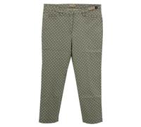 Raphaela by Brax, Style Lorella 7/8, Damen Jeans Hose Gabardine Stretch Grau Gepunktet D 44 W 34