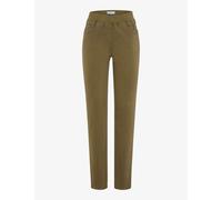 Raphaela by Brax Damen Five-Pocket-Hose Style PAMINA AVOCADO, denim dunkelgrün, Gr. 44