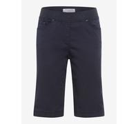 Bermudas RAPHAELA BY BRAX "Style PAMINA BERMUDA", Damen, Gr. 38, Normalgrößen, blau (navy), 96% Baumwolle, 4% Elasthan, Hosen (62482836-38) navy