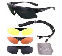 Rapid Eyewear Aviate Pilot Sonnenbrille für Damen und Herren mit Sehstärke Optionen und Wechselgläser. Rx Rahmen für Brillenträger. UV Schutz 400. Entsprechen den Empfehlungen der Luftfahrtbehörde