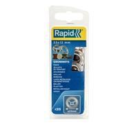 Rapid® Ösen mit Ring - 23 x 12mm, 25er Pack, 5000413 (Einschlagösen)