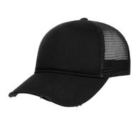 Rapper Destroyed Cap Basecap Baseballcap Trucker Mesh Kappe Meshcap Basecap (One Size - schwarz)