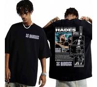 Rapper Hades 66 Make Money Not Friends Album Cover T-Shirts für Männer und Frauen, Mode Hip Hop Pop Musik Kurzarm 100% Baumwolle T-Shirt