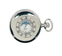 Rapport Half Hunter Gold Taschenuhr, silber, Modern