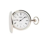 Rapport London, mechanische Taschenuhr mit vollem Hunter, Silber, Modern