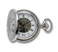 Rapport London - PW57 - Taschenuhr - Mechanisch - 48mm - silber - Half Hunter