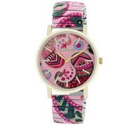 Raptor Colorful Edition Ausgefallene Damenuhr Bunt | Armbanduhr Damen außergewöhnlich mit Zugarmband | Besondere Damenarmbanduhr - Modische Uhr Frauen Senioren (rosa pink)