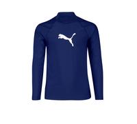 Rash Guard PUMA "PUMA SWIM KIDS UNISEX RASHGUARD", Kinder, Gr. 164, navy, Obermaterial: 80% Polyamid, 20% Elasthan, Shirts, mit langen Ärmeln, Stehkragen (48804852-164) navy
