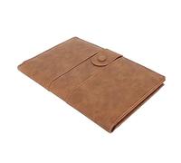 RASTKY Elegante -Reisepasshülle aus PU-Leder, Vintage-Design, Geldbörse für Reisen, Große Speicherkapazität, Schwarz (Kaffee)