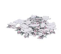 RASTKY Katzen-Holzknöpfe-Set mit 200 Teilen, Bunte Tier-Holzdekoration für DIY-Näharbeiten, Hochwertige Holzknöpfe für Sammelalben, Basteln, Nähen, Ideal für Kreative Projekte