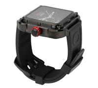 RASTKY Mode Automatische Herrenuhr Silikonarmband Mechanische Uhr 30 M Wasserlegierung Transparent Sport Skeleton Uhr Männer Luxus Automatische Selbstaufzug (Black)