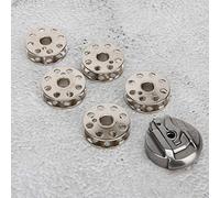 RASTKY Spulenkapsel-Nähmaschinen-Zubehörset für 221, 222, 301 - Inklusive Spulenkapsel und 5 Spulen. Effizientes Nähen