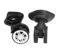 RASTKY Universeller Koffer Caster 1Pair Gepäckrad Ersatzteil Schwarz 360 Gradheels für Trolley -Gepäck Ersatzkoffer Rad