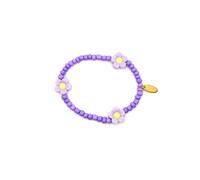 Ratatam! Elastisches Armband Blume - lila