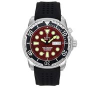 RATIO FreeDiver Heliumsichere Taucheruhr Saphirglas Automatische Taucheruhr 1000M Wasserdicht Taucheruhr für Herren, Rot - neues Design, Taucher