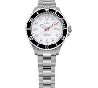 RATIO FreeDiver Damen Taucheruhr Saphirglas Japanisches Automatik-Uhrwerk Taucheruhr 200 m Wasserdicht Taucheruhr, weiß, Armband