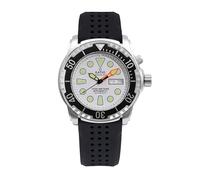 RATIO FreeDiver Heliumsichere Taucheruhr Saphirglas Automatische Taucheruhr 1000M Wasserdicht Taucheruhr für Herren, Weiß - neues Design