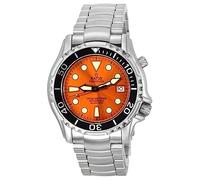 RATIO FreeDiver Taucheruhr, Saphirglas, Edelstahl, japanisches Automatik-Uhrwerk, Taucheruhr, 1000 m wasserdicht, Taucheruhr für Herren, Orange, Taucher