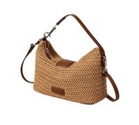Ratpzou Stroh Handtaschen für Damen Vintage Boho Tote Mit Verstellbarem