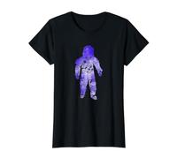 Rave Invaders Plur Space Force Astronaut House Music Preisgünstiges Grafik-T-Shirt, Damen, Schwarz, M